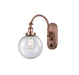 Innovations - 918-1W-AC-G204-8-LED - LED Wall Sconce - Franklin Restoration - Antique Copper