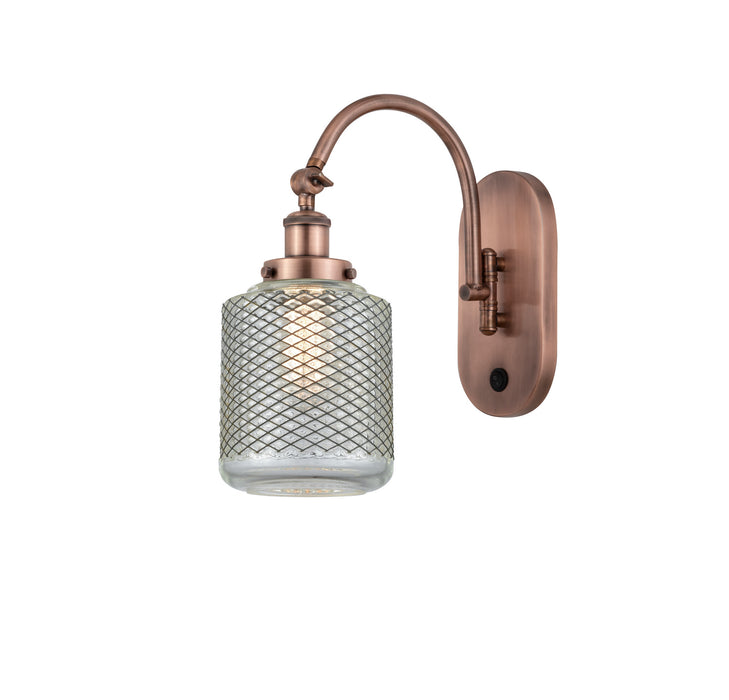 Innovations - 918-1W-AC-G262 - One Light Wall Sconce - Franklin Restoration - Antique Copper