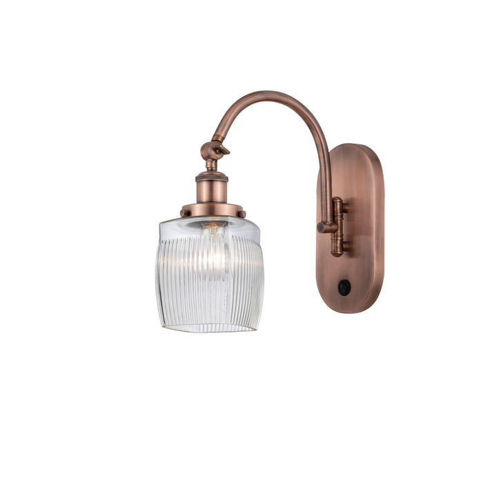 Innovations - 918-1W-AC-G302 - One Light Wall Sconce - Franklin Restoration - Antique Copper