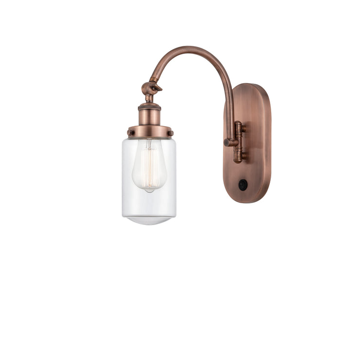 Innovations - 918-1W-AC-G312-LED - LED Wall Sconce - Franklin Restoration - Antique Copper