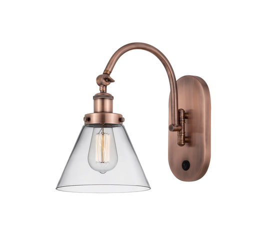 Innovations - 918-1W-AC-G42-LED - LED Wall Sconce - Franklin Restoration - Antique Copper