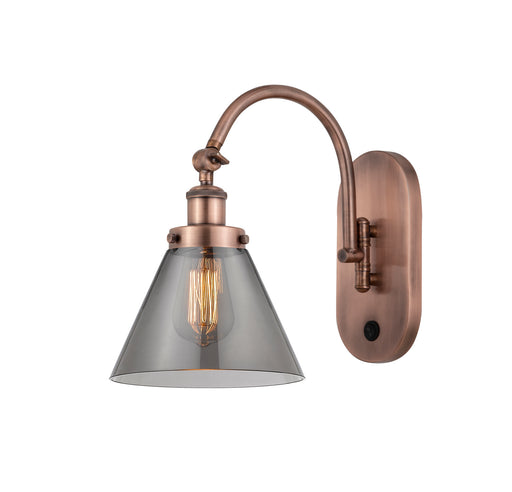 Innovations - 918-1W-AC-G43 - One Light Wall Sconce - Franklin Restoration - Antique Copper