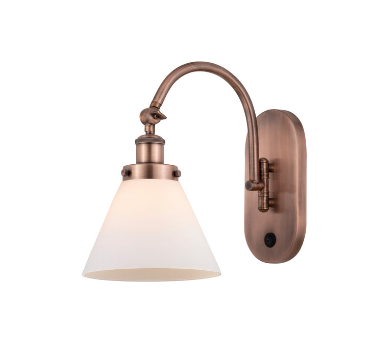 Innovations - 918-1W-AC-G41-LED - LED Wall Sconce - Franklin Restoration - Antique Copper