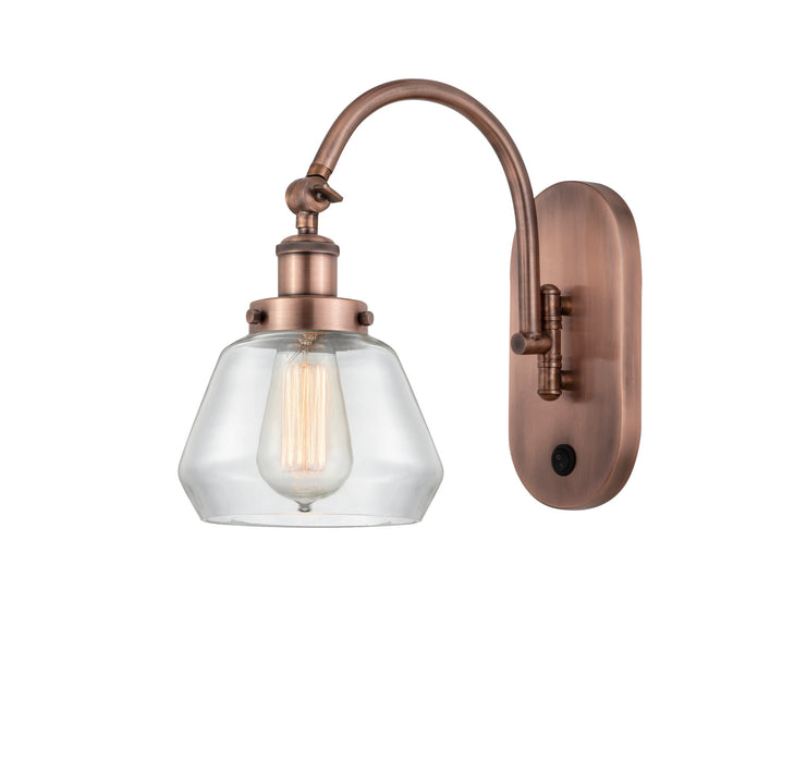 Innovations - 918-1W-AC-G172-LED - LED Wall Sconce - Franklin Restoration - Antique Copper