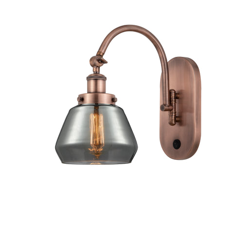 Innovations - 918-1W-AC-G173-LED - LED Wall Sconce - Franklin Restoration - Antique Copper