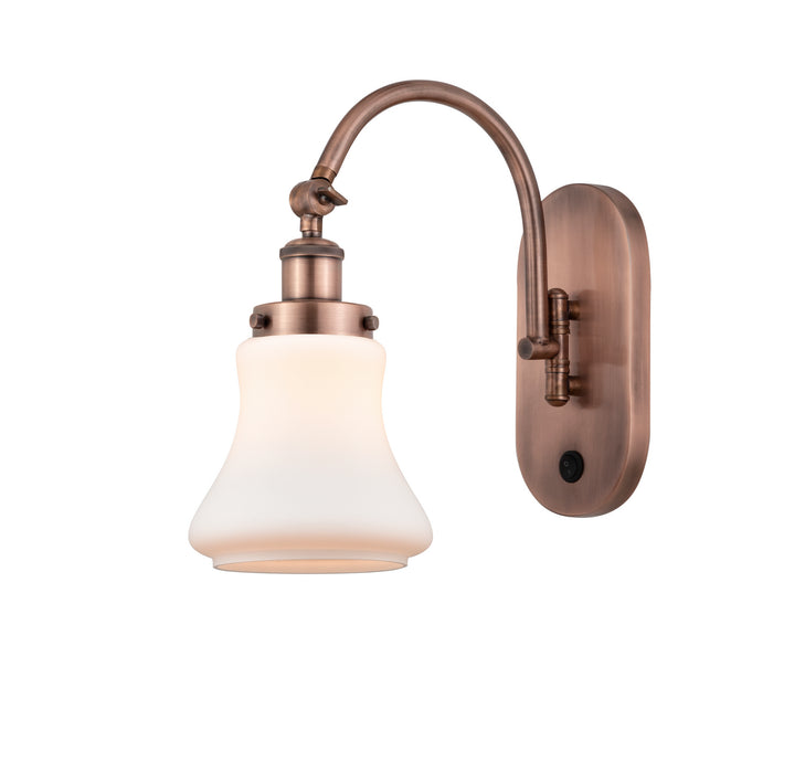Innovations - 918-1W-AC-G191 - One Light Wall Sconce - Franklin Restoration - Antique Copper