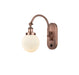 Innovations - 918-1W-AC-G201-6 - One Light Wall Sconce - Franklin Restoration - Antique Copper