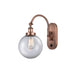 Innovations - 918-1W-AC-G202-8-LED - LED Wall Sconce - Franklin Restoration - Antique Copper