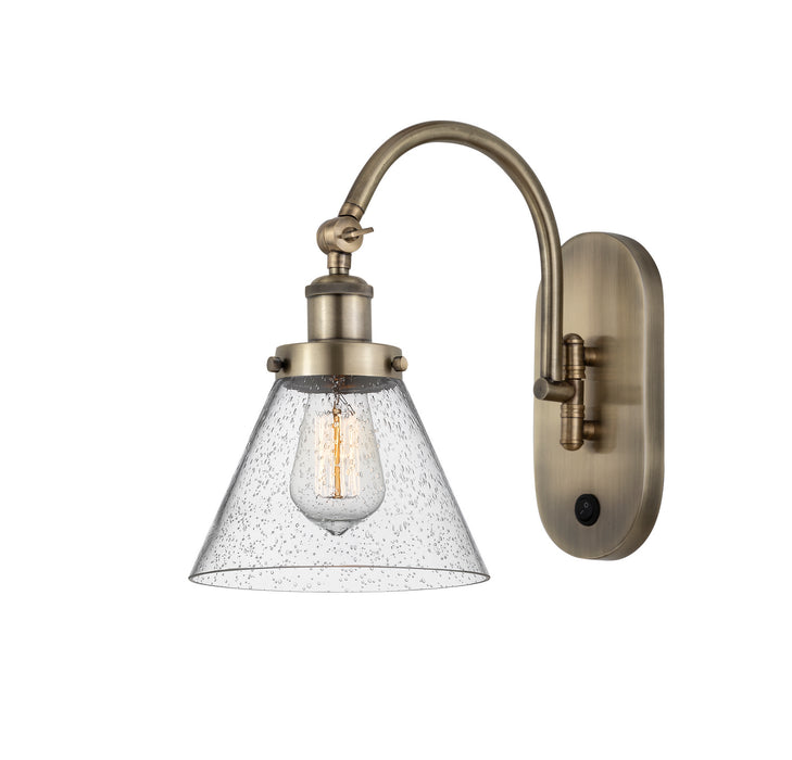 Innovations - 918-1W-AB-G44 - One Light Wall Sconce - Franklin Restoration - Antique Brass