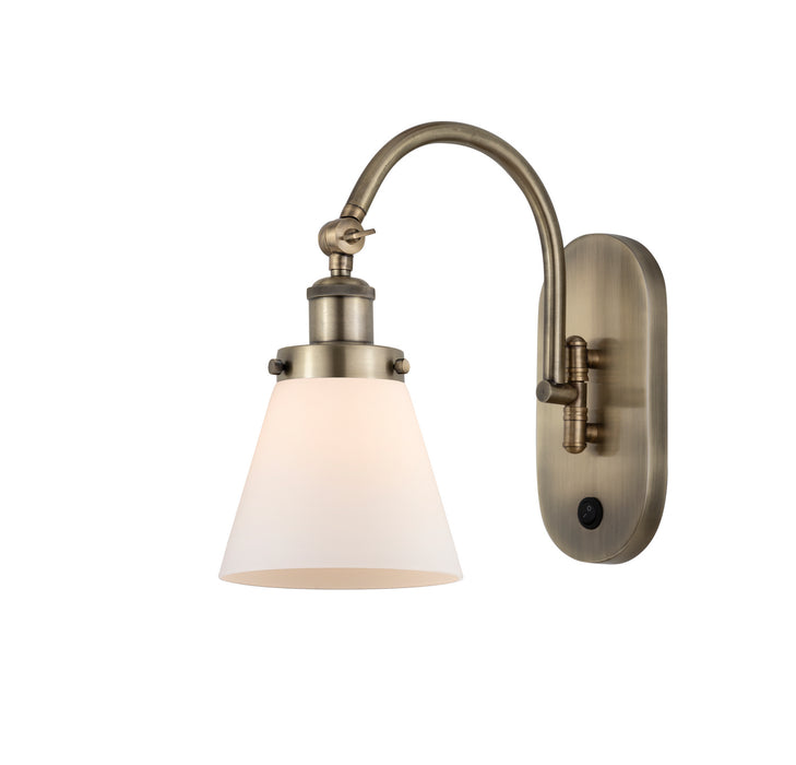 Innovations - 918-1W-AB-G61 - One Light Wall Sconce - Franklin Restoration - Antique Brass