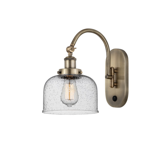 Innovations - 918-1W-AB-G74 - One Light Wall Sconce - Franklin Restoration - Antique Brass