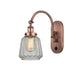 Innovations - 918-1W-AC-G142-LED - LED Wall Sconce - Franklin Restoration - Antique Copper