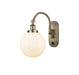 Innovations - 918-1W-AB-G201-8-LED - LED Wall Sconce - Franklin Restoration - Antique Brass