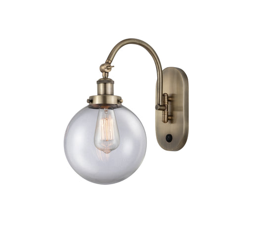 Innovations - 918-1W-AB-G202-8-LED - LED Wall Sconce - Franklin Restoration - Antique Brass