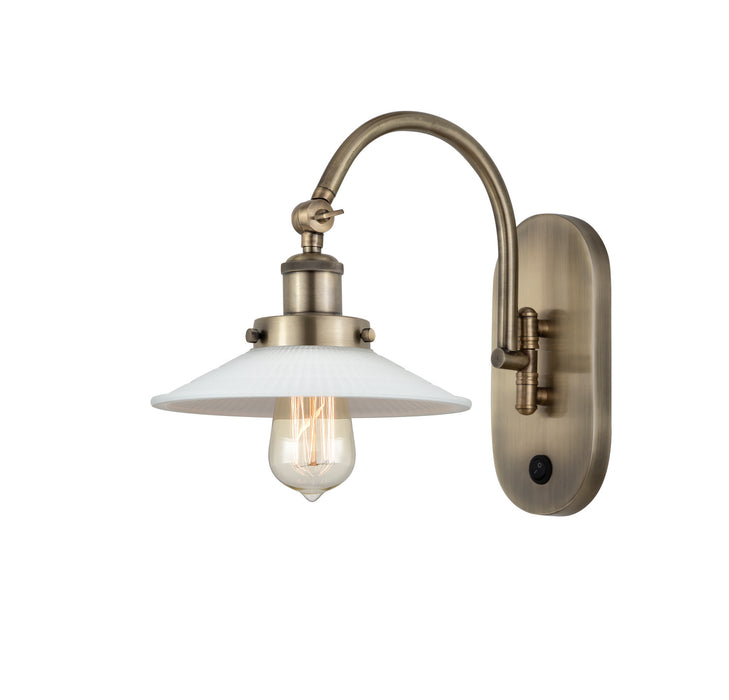 Innovations - 918-1W-AB-G1-LED - LED Wall Sconce - Franklin Restoration - Antique Brass