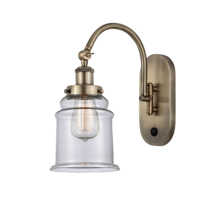 Innovations - 918-1W-AB-G182 - One Light Wall Sconce - Franklin Restoration - Antique Brass