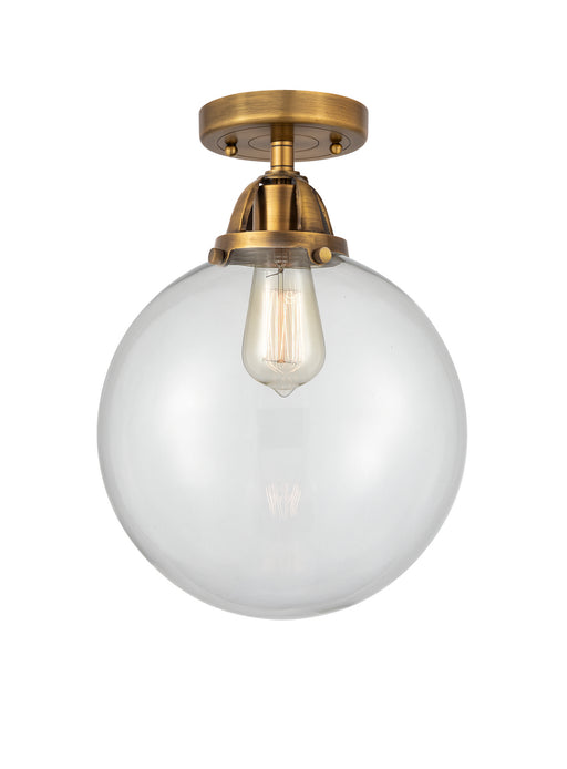 Innovations - 288-1C-BB-G202-10 - One Light Semi-Flush Mount - Nouveau 2 - Brushed Brass