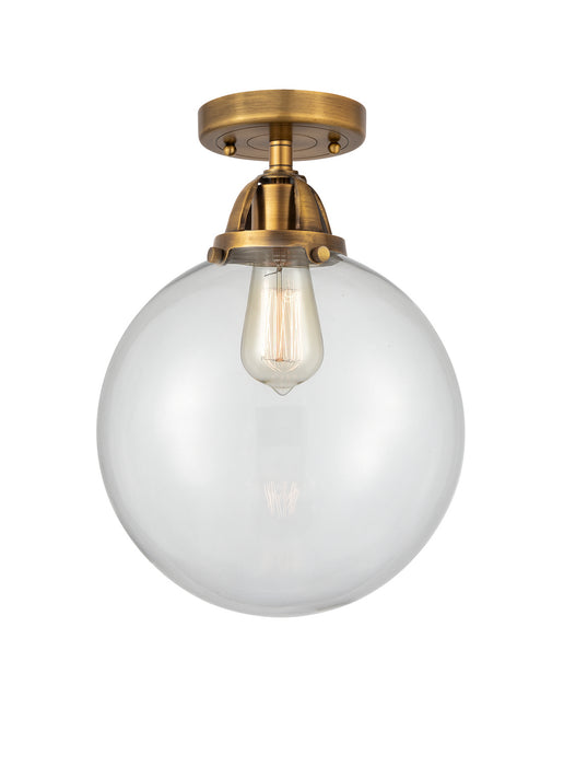 Innovations - 288-1C-BB-G202-10 - One Light Semi-Flush Mount - Nouveau 2 - Brushed Brass