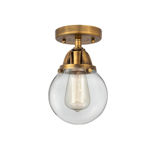 Innovations - 288-1C-BB-G202-6-LED - LED Semi-Flush Mount - Nouveau 2 - Brushed Brass