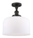 Innovations - 916-1C-OB-G71-L-LED - LED Semi-Flush Mount - Ballston Urban - Oil Rubbed Bronze