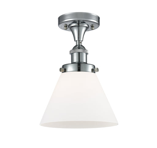 One Light Semi-Flush Mount