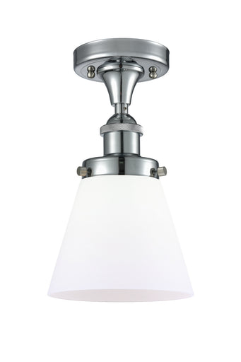 One Light Semi-Flush Mount