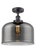 Innovations - 916-1C-BK-G73-L-LED - LED Semi-Flush Mount - Ballston Urban - Matte Black