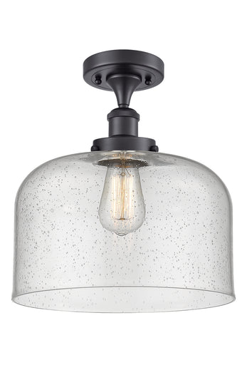 One Light Semi-Flush Mount