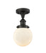 Innovations - 916-1C-OB-G201-6 - One Light Semi-Flush Mount - Ballston Urban - Oil Rubbed Bronze