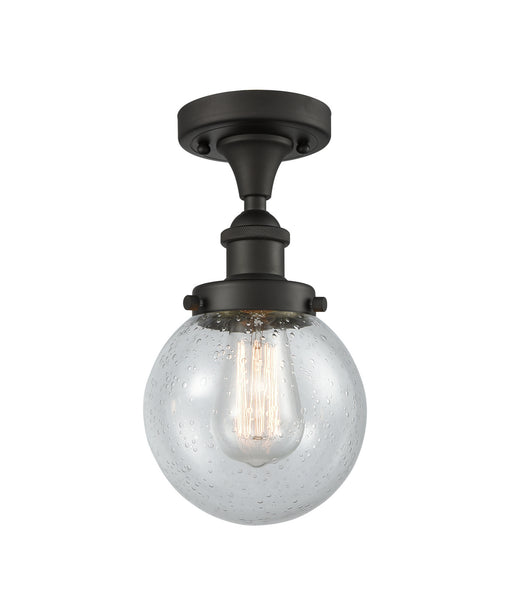 Innovations - 916-1C-OB-G204-6-LED - LED Semi-Flush Mount - Ballston Urban - Oil Rubbed Bronze