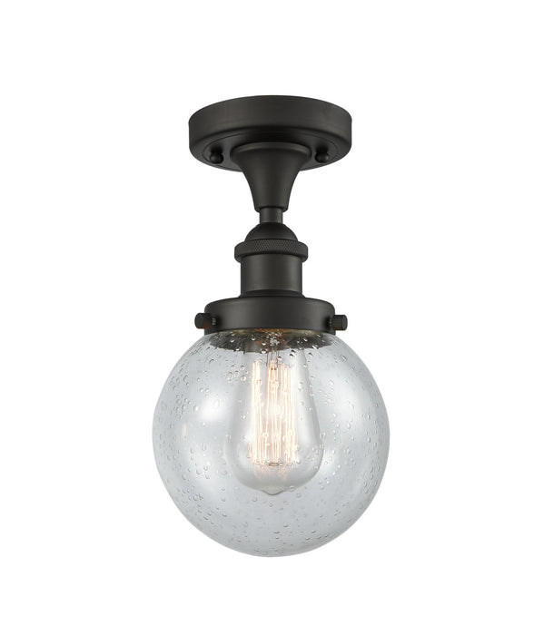 Innovations - 916-1C-OB-G204-6-LED - LED Semi-Flush Mount - Ballston Urban - Oil Rubbed Bronze