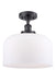 Innovations - 916-1C-BK-G71-L - One Light Semi-Flush Mount - Ballston Urban - Matte Black