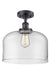 Innovations - 916-1C-BK-G72-L - One Light Semi-Flush Mount - Ballston Urban - Matte Black