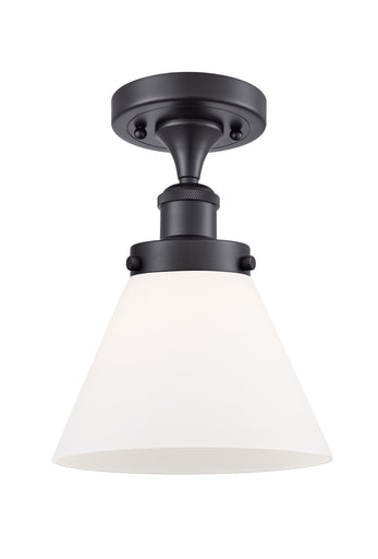 One Light Semi-Flush Mount