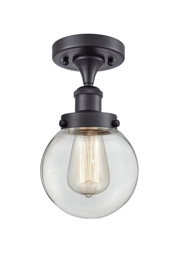 One Light Semi-Flush Mount