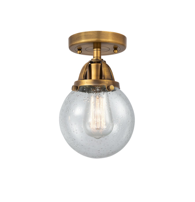 Innovations - 288-1C-BB-G204-6 - One Light Semi-Flush Mount - Nouveau 2 - Brushed Brass