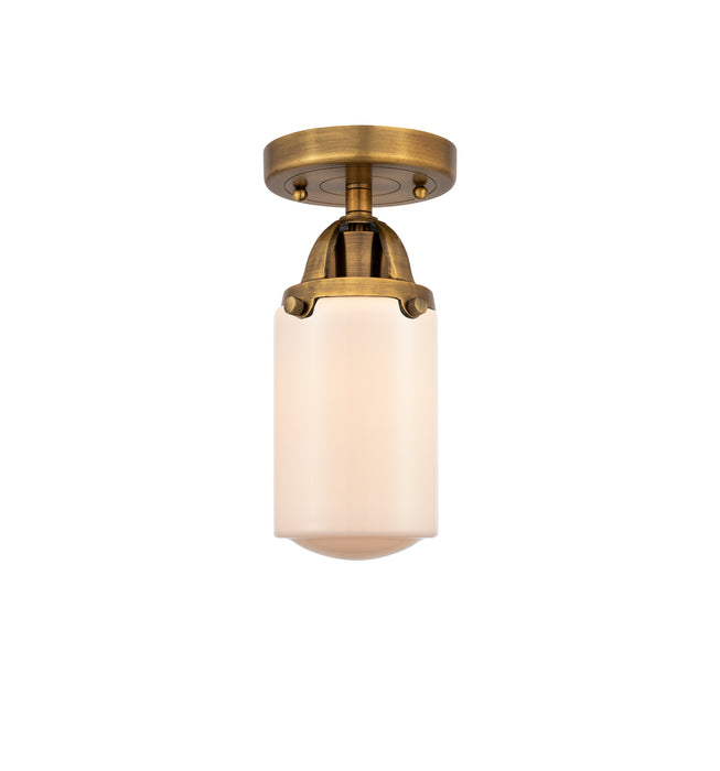 Innovations - 288-1C-BB-G311 - One Light Semi-Flush Mount - Nouveau 2 - Brushed Brass