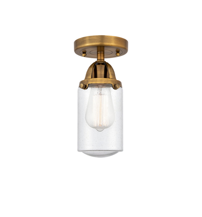 Innovations - 288-1C-BB-G314-LED - LED Semi-Flush Mount - Nouveau 2 - Brushed Brass