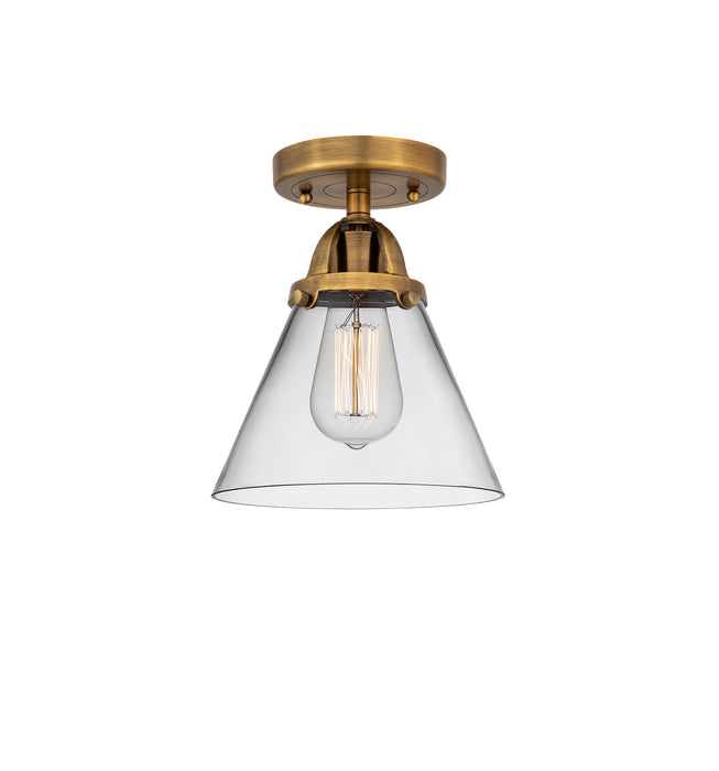 Innovations - 288-1C-BB-G42 - One Light Semi-Flush Mount - Nouveau 2 - Brushed Brass