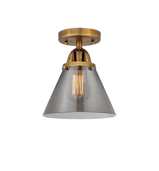 Innovations - 288-1C-BB-G43 - One Light Semi-Flush Mount - Nouveau 2 - Brushed Brass