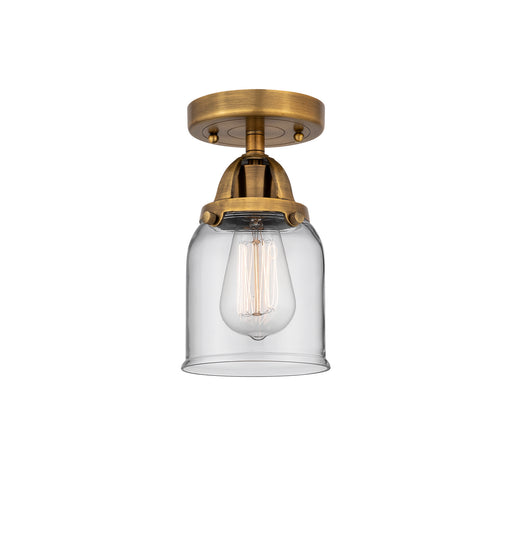 Innovations - 288-1C-BB-G52 - One Light Semi-Flush Mount - Nouveau 2 - Brushed Brass