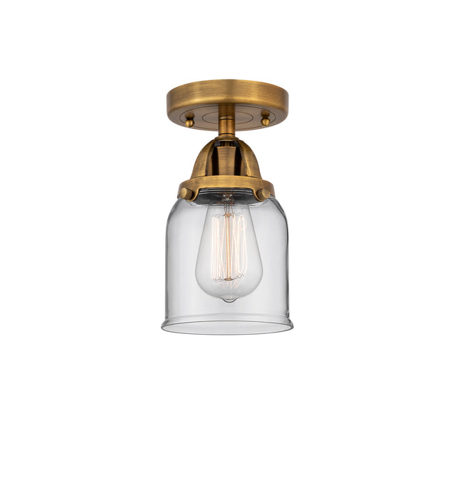 Innovations - 288-1C-BB-G52 - One Light Semi-Flush Mount - Nouveau 2 - Brushed Brass