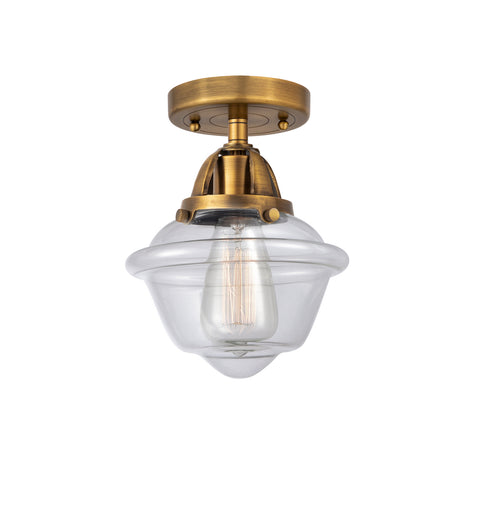 One Light Semi-Flush Mount