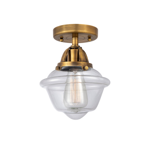 Innovations - 288-1C-BB-G532 - One Light Semi-Flush Mount - Nouveau 2 - Brushed Brass