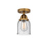 Innovations - 288-1C-BB-G54 - One Light Semi-Flush Mount - Nouveau 2 - Brushed Brass