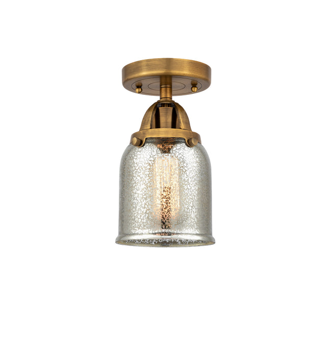 Innovations - 288-1C-BB-G58 - One Light Semi-Flush Mount - Nouveau 2 - Brushed Brass