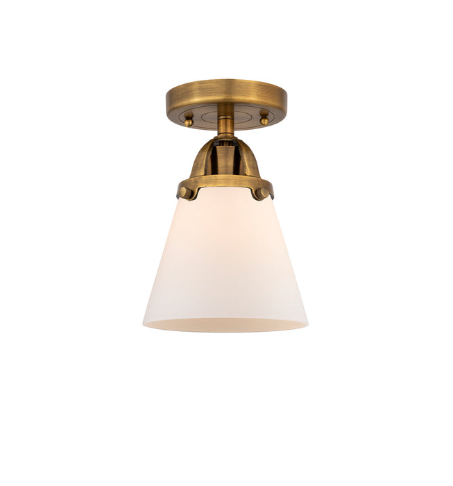 Innovations - 288-1C-BB-G61 - One Light Semi-Flush Mount - Nouveau 2 - Brushed Brass