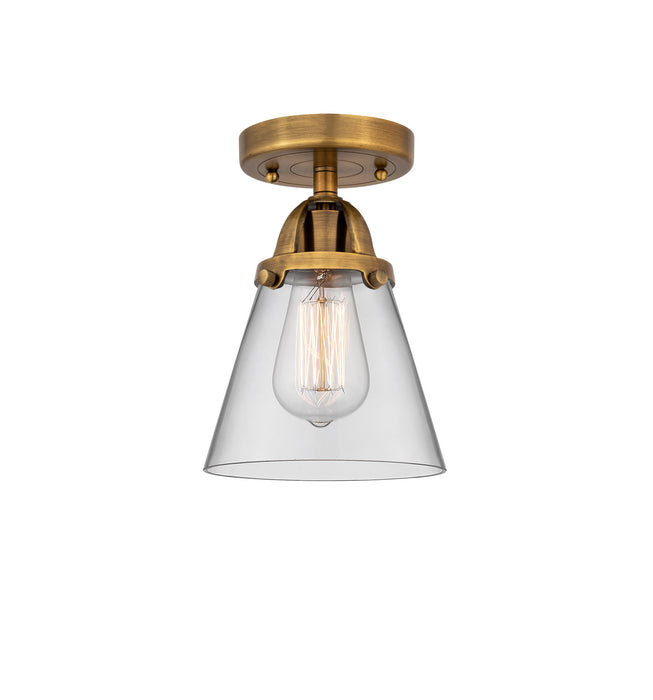 Innovations - 288-1C-BB-G62 - One Light Semi-Flush Mount - Nouveau 2 - Brushed Brass