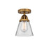 Innovations - 288-1C-BB-G62 - One Light Semi-Flush Mount - Nouveau 2 - Brushed Brass