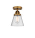 Innovations - 288-1C-BB-G64-LED - LED Semi-Flush Mount - Nouveau 2 - Brushed Brass